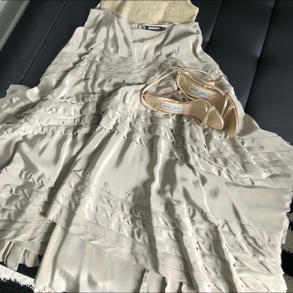 Final sale: DKNY Silk Midi Skirt - Picture 5 of 8